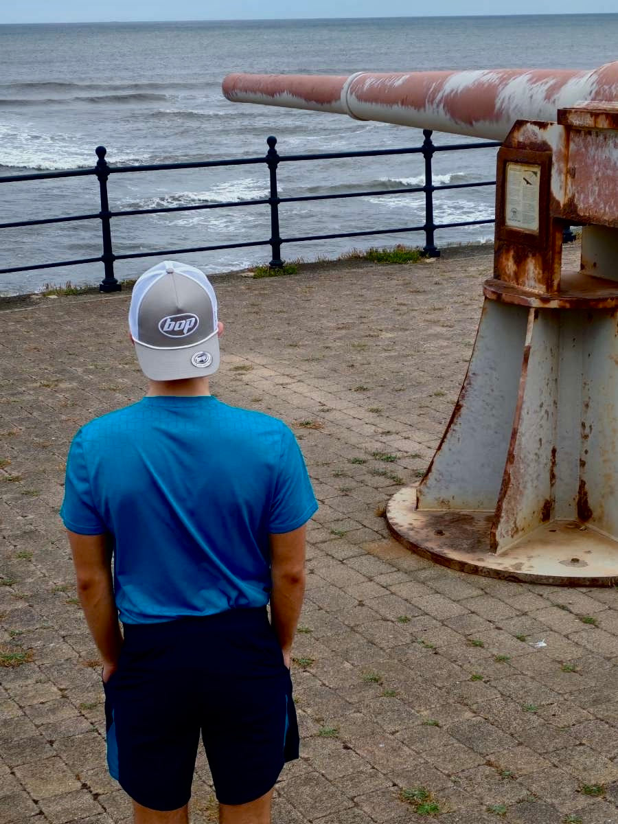 BOP Trucker Snapback — Grey/White